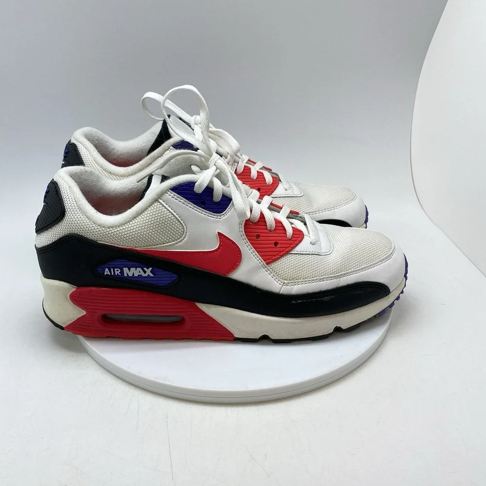 Nike Air Max 90 Essentials Raptor Mens 12 AJ1285-105 White Athletic Casual Shoes